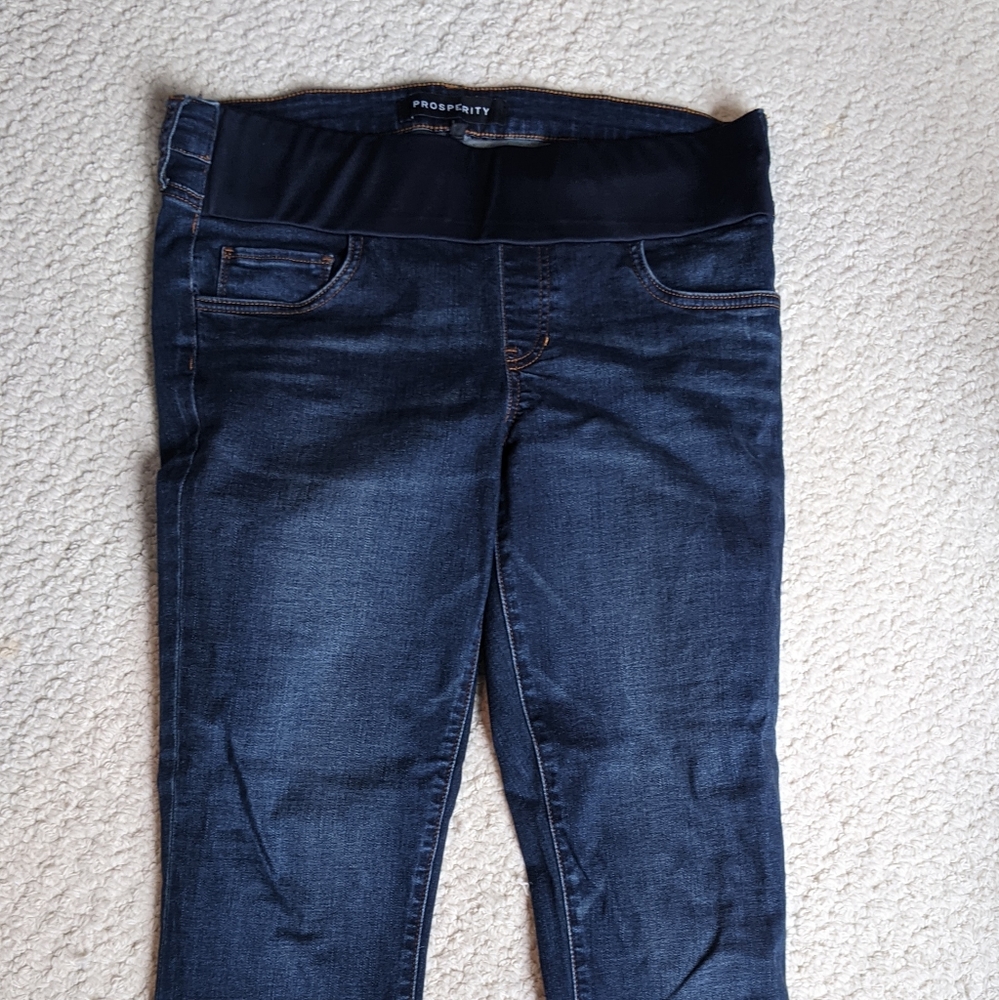 Prosperity Maternity Crop Skinny Jeans • 29